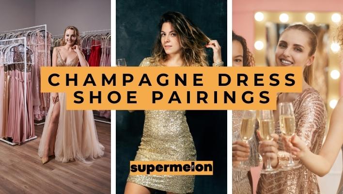 What Color Shoes To Wear With A Champagne Dress featured image by the supermelon