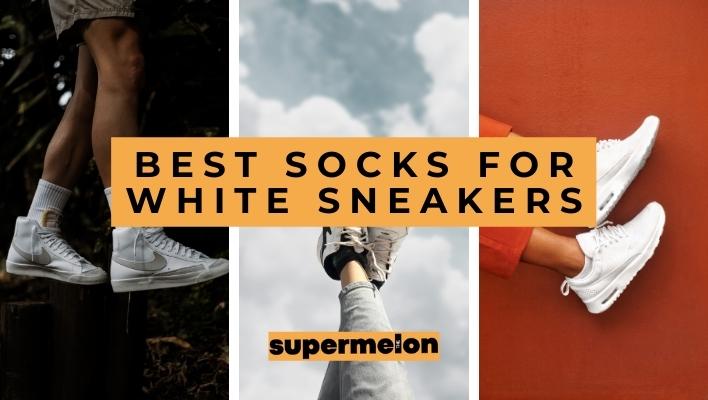 what socks to wear with white sneakers featured image by the supermelon